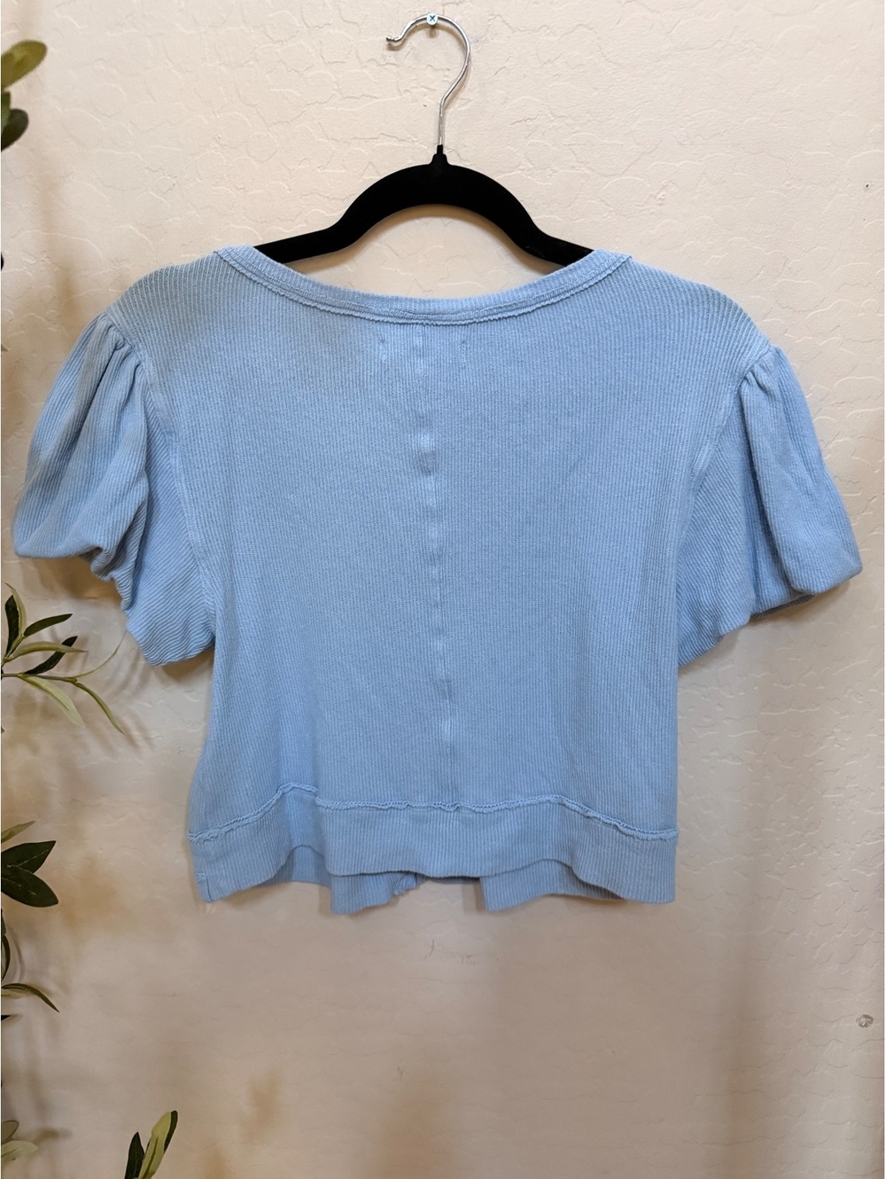 Free People Molly Crop Top T Shirt / Cotton - Picture 5 of 5